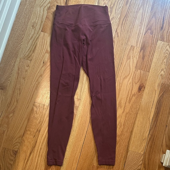 Lululemon Burgundy 28 Align Pants Leggings - Picture 1 of 5